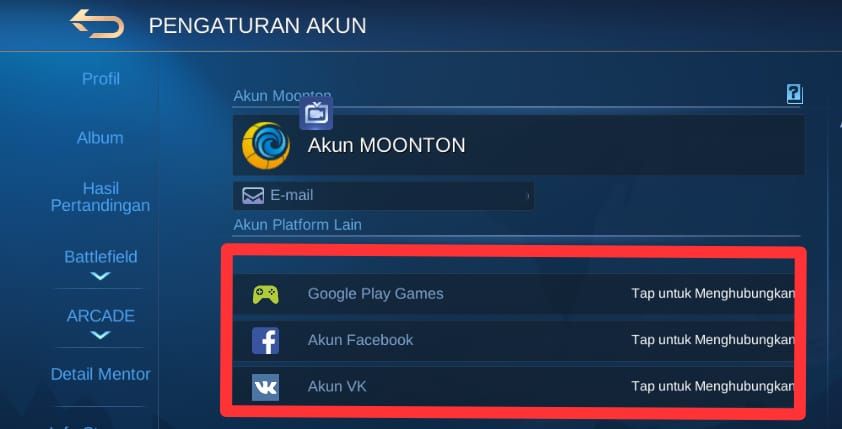 Cara Ganti Akun Mobile Legends dengan Mudah